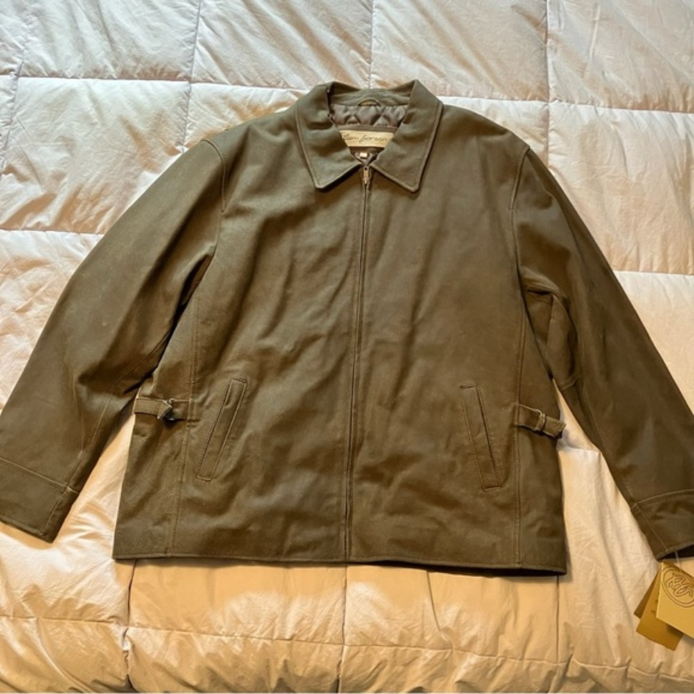 REM Garson Leather Jacket - XXL - Brown NWT